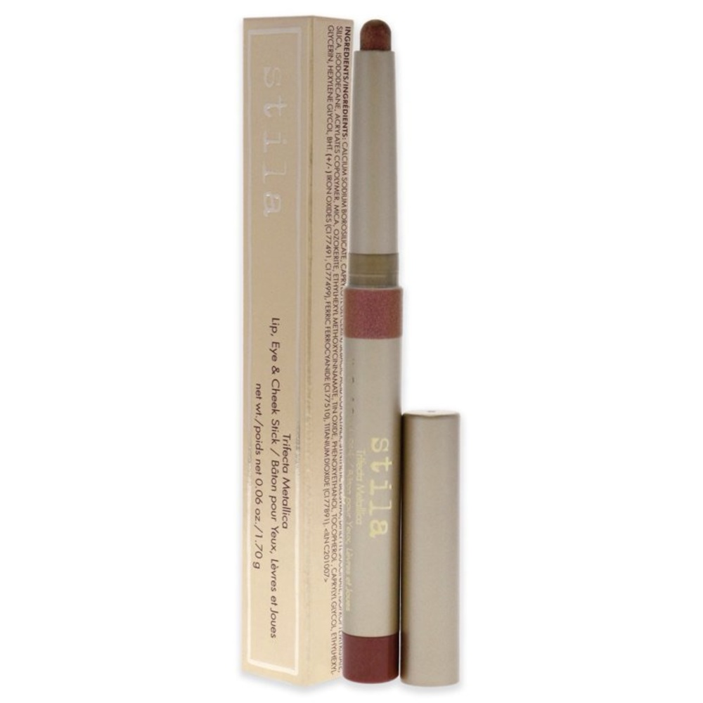Trifecta Metallica Lip, Eye, & Cheek Stick in “Rose Gold” - New in Box!